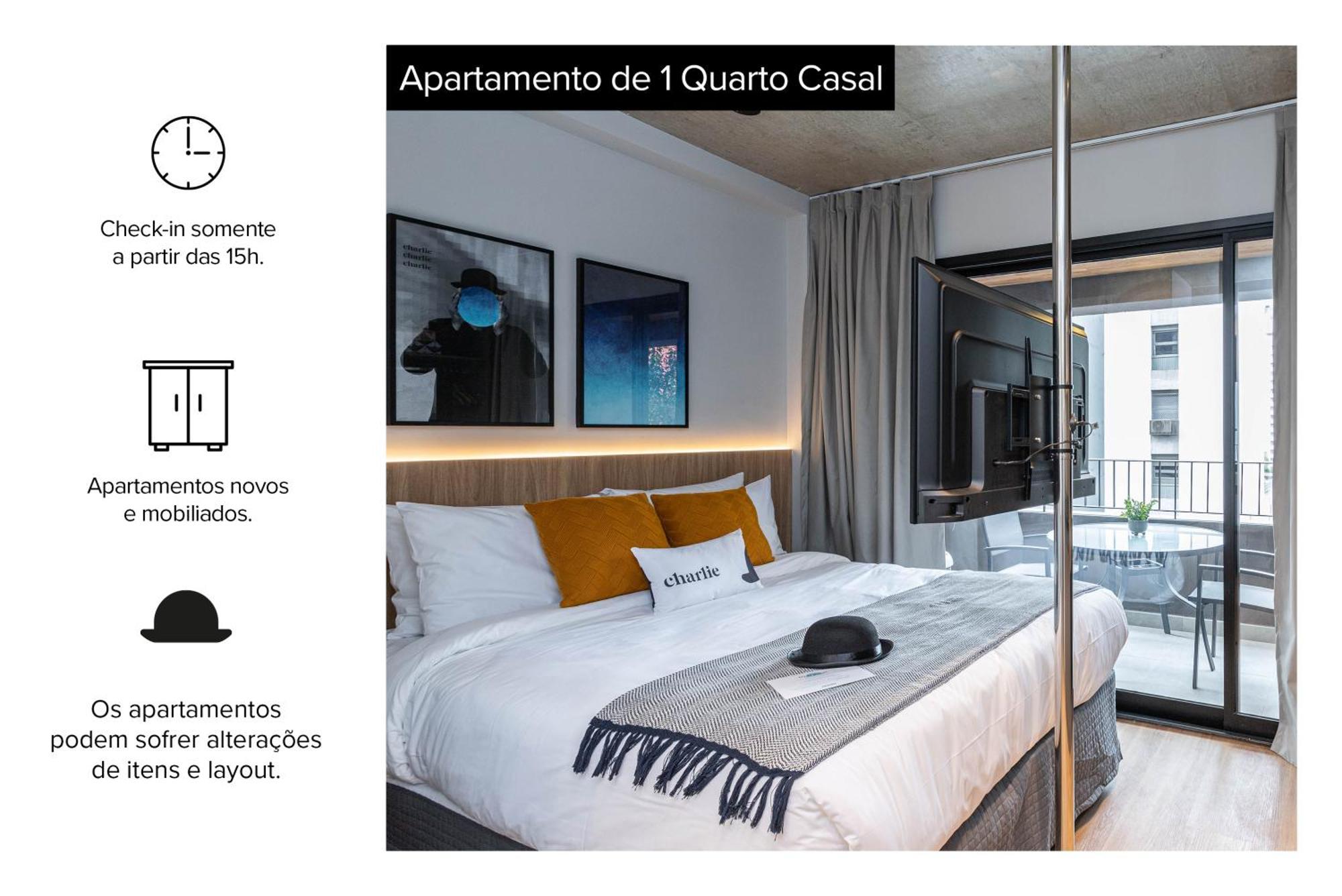 Апартаменти Charlie Pamplona Jardim Paulista Сан-Паулу Екстер'єр фото